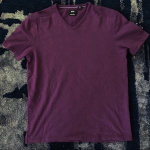Men’s BOSS by Hugo Boss V-neck tee - Size Medium